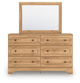 Aleaport Full Panel Bed, Dresser and Mirror from Ashley Furniture - Luna Furniture