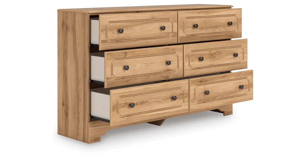 Aleaport Warm Brown Dresser from Ashley - Luna Furniture