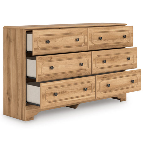 Aleaport Warm Brown Youth Panel Bedroom Set from Ashley - Luna Furniture