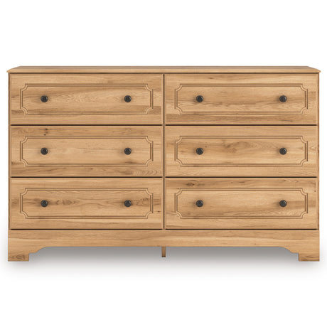 Aleaport Warm Brown Youth Panel Bedroom Set from Ashley - Luna Furniture