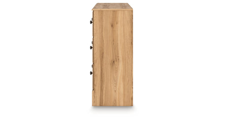 Aleaport Warm Brown Dresser from Ashley - Luna Furniture