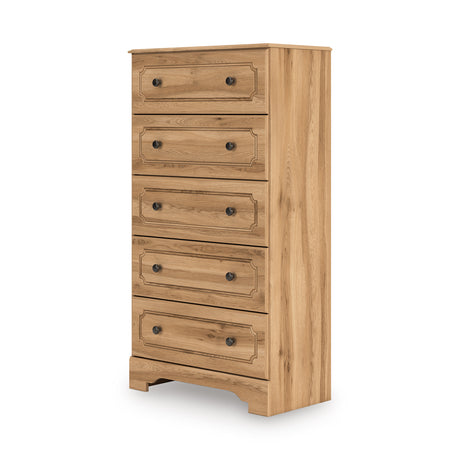 Aleaport Warm Brown Youth Panel Bedroom Set from Ashley - Luna Furniture
