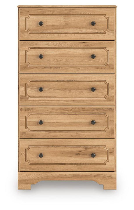 Aleaport Full Panel Bed, Dresser, Mirror, Chest and Nightstand from Ashley Furniture - Luna Furniture
