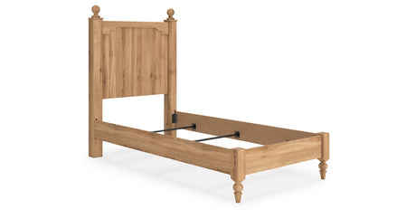 Aleaport Warm Brown Twin Panel Bed from Ashley - Luna Furniture