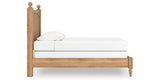 Aleaport Warm Brown Twin Panel Bed from Ashley Furniture - Luna Furniture