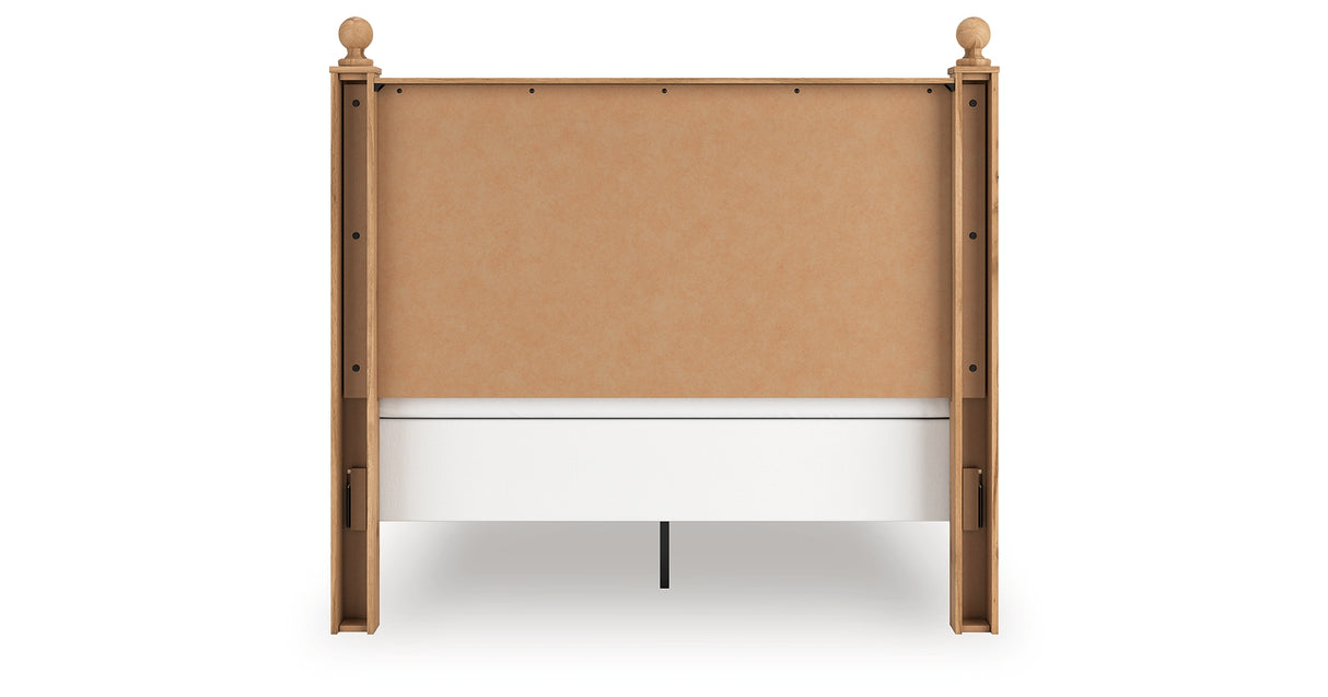 Aleaport Queen Panel Bed with Dresser and Chest in Warm Brown from Ashley Furniture - Luna Furniture