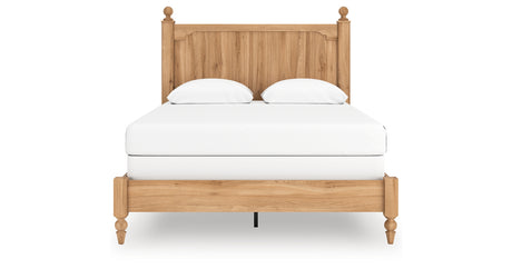 Aleaport Queen Panel Bed with Dresser and Chest in Warm Brown from Ashley - Luna Furniture