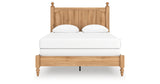 Aleaport Queen Panel Bed with Dresser and Nightstand in Warm Brown from Ashley Furniture - Luna Furniture
