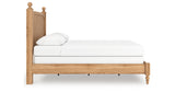 Aleaport Queen Panel Bed with Chest and Nightstand in Warm Brown from Ashley Furniture - Luna Furniture
