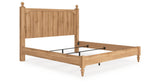 Aleaport King Panel Bed with Dresser and Chest in Warm Brown from Ashley - Luna Furniture
