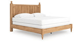 Aleaport King Panel Bed with Dresser and Chest in Warm Brown from Ashley - Luna Furniture