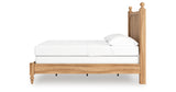 Aleaport Full Panel Bed with Chest and Nightstand in Warm Brown from Ashley Furniture - Luna Furniture