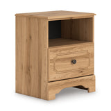 Aleaport Warm Brown Panel Bedroom Set from Ashley Furniture - Luna Furniture