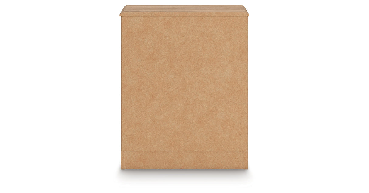 Aleaport Warm Brown Nightstand from Ashley Furniture - Luna Furniture