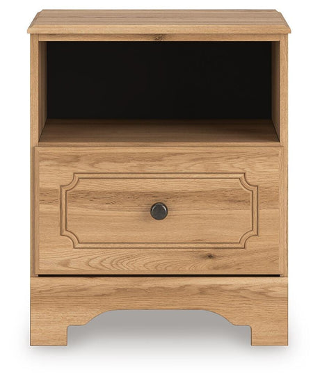 Aleaport Full Panel Bed, Dresser, Mirror, Chest and Nightstand from Ashley Furniture - Luna Furniture