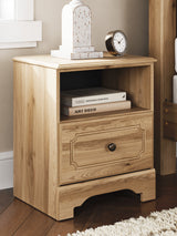 Aleaport Warm Brown Panel Bedroom Set from Ashley Furniture - Luna Furniture