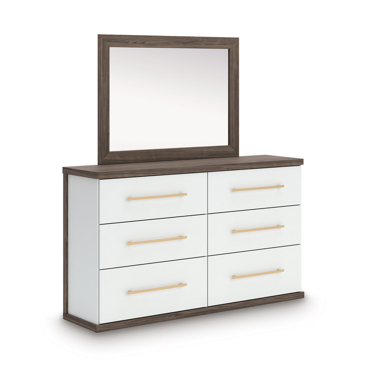 Kendanport Brown/White Upholstered Bedroom Set from Ashley - Luna Furniture