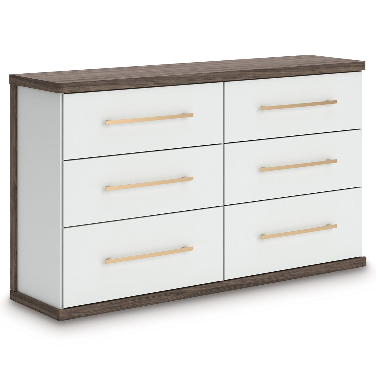 Kendanport Brown/White Upholstered Bedroom Set from Ashley - Luna Furniture