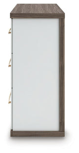 Kendanport Brown/White Dresser from Ashley Furniture - Luna Furniture
