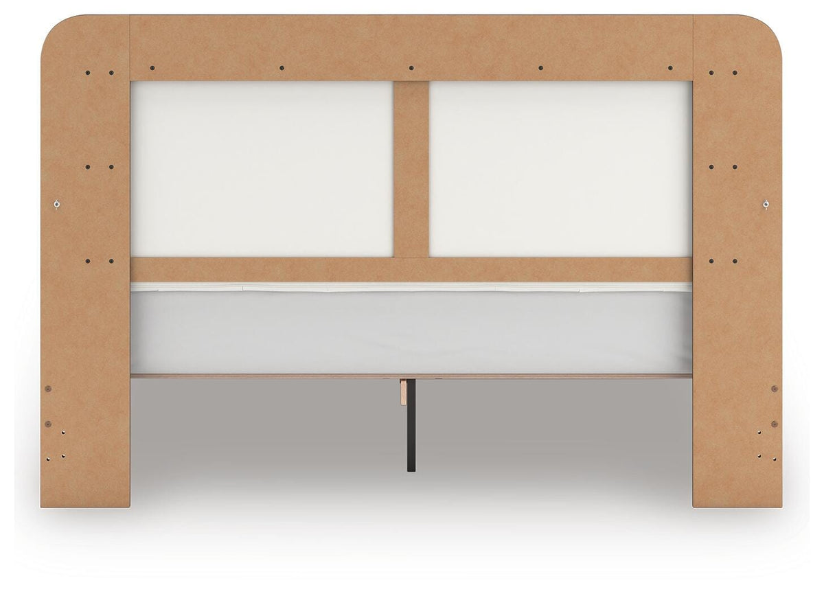 Kendanport King Upholstered Bed, Dresser, Mirror and Chest from Ashley - Luna Furniture