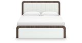 Kendanport King Platform Bed, Dresser, Mirror and Nightstand from Ashley Furniture - Luna Furniture