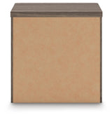 Kendanport White/Brown Queen Upholstered Bed and 2 Nightstands from Ashley - Luna Furniture