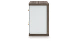 Kendanport Brown/White Nightstand from Ashley - Luna Furniture