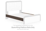 Kendanport Brown Queen/King Platform Rails from Ashley - Luna Furniture