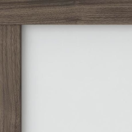 Kendanport White/Brown Queen Upholstered Bed and 2 Nightstands from Ashley - Luna Furniture