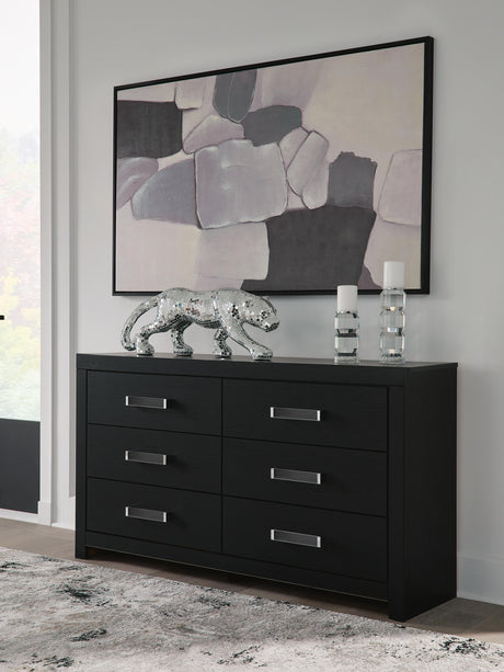 Maeling Black Dresser from Ashley - Luna Furniture
