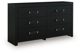 Maeling Black Dresser from Ashley - Luna Furniture