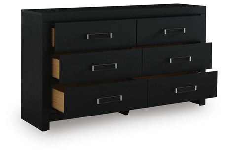 Maeling Black Dresser from Ashley - Luna Furniture