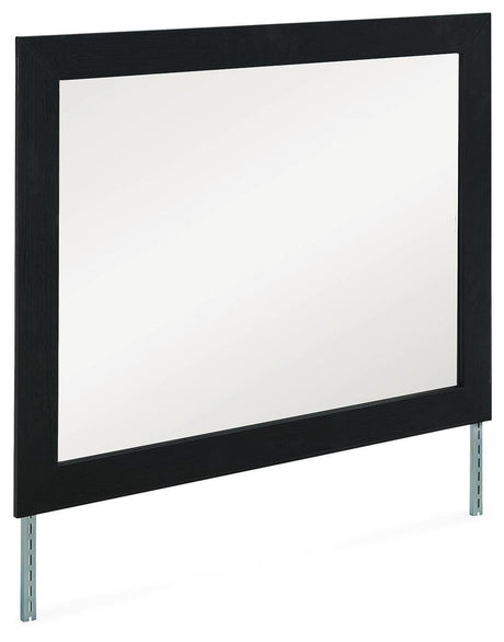 Maeling Black Upholstered Panel Bedroom Set from Ashley - Luna Furniture