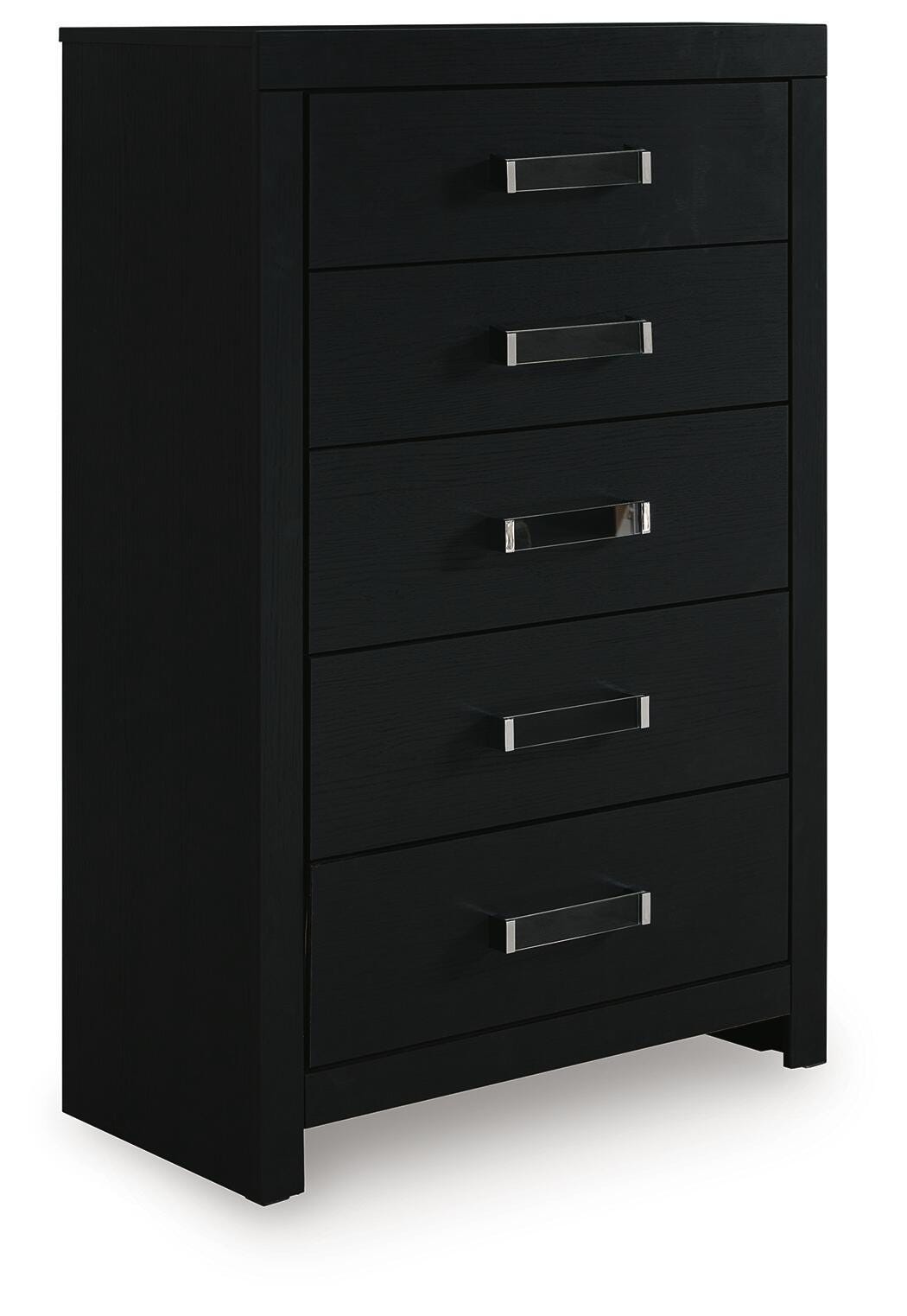 Maeling Black Chest of Drawers from Ashley - Luna Furniture