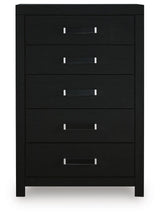 Maeling Black Chest of Drawers from Ashley - Luna Furniture