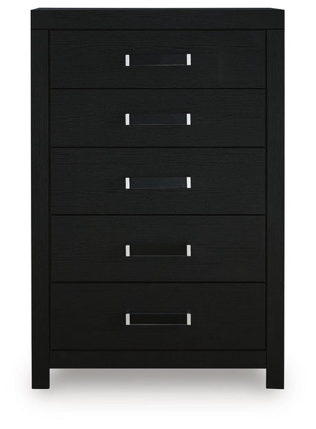 Maeling Black Upholstered Panel Bedroom Set from Ashley - Luna Furniture