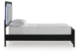 Maeling Twin Upholstered Panel Bed, Dresser and Mirror from Ashley - Luna Furniture
