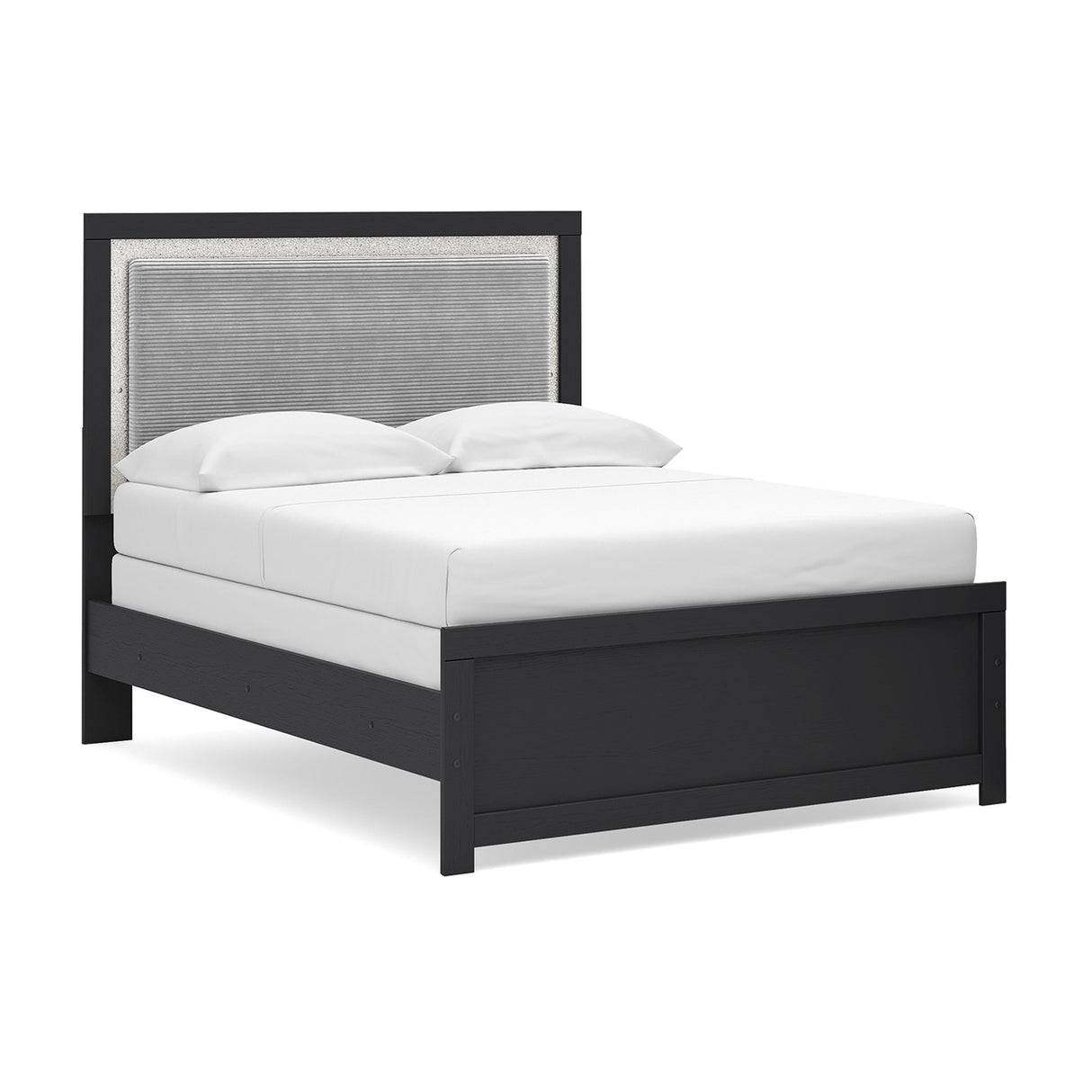 Maeling Full Upholstered Panel Bed, Dresser and Mirror from Ashley - Luna Furniture