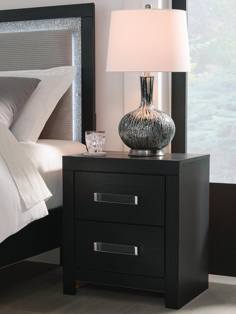 Maeling Black Nightstand from Ashley - Luna Furniture