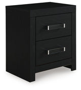Maeling Black Nightstand from Ashley - Luna Furniture