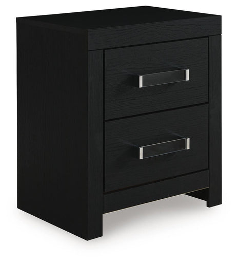 Maeling Black Nightstand from Ashley - Luna Furniture
