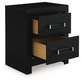 Maeling Black Nightstand from Ashley - Luna Furniture