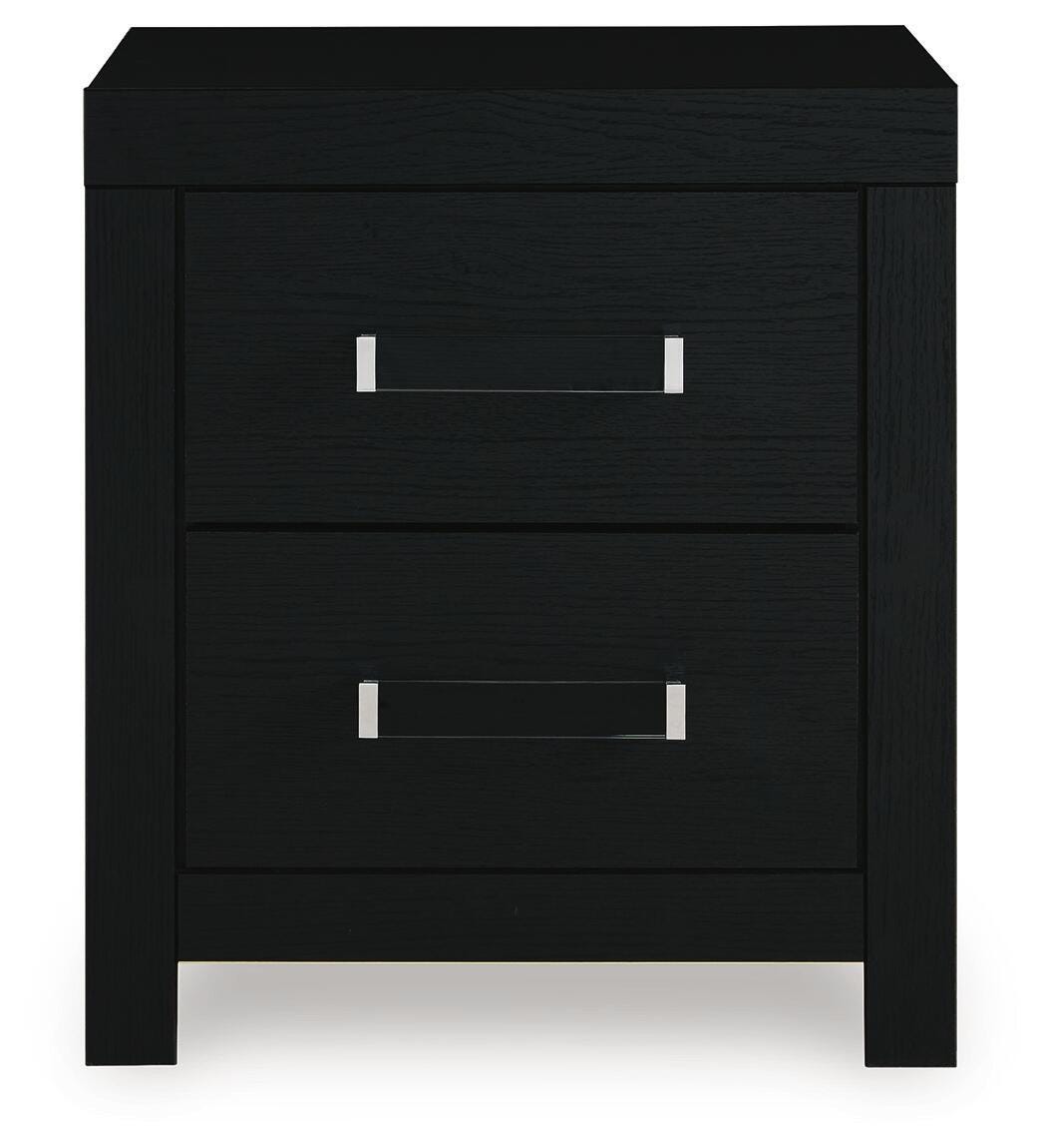 Maeling Black Nightstand from Ashley - Luna Furniture