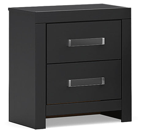 Maeling Black Queen Panel Bed, Dresser, Mirror and Nightstand from Ashley - Luna Furniture