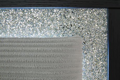 Maeling Black Queen Upholstered Panel Bed from Ashley - Luna Furniture