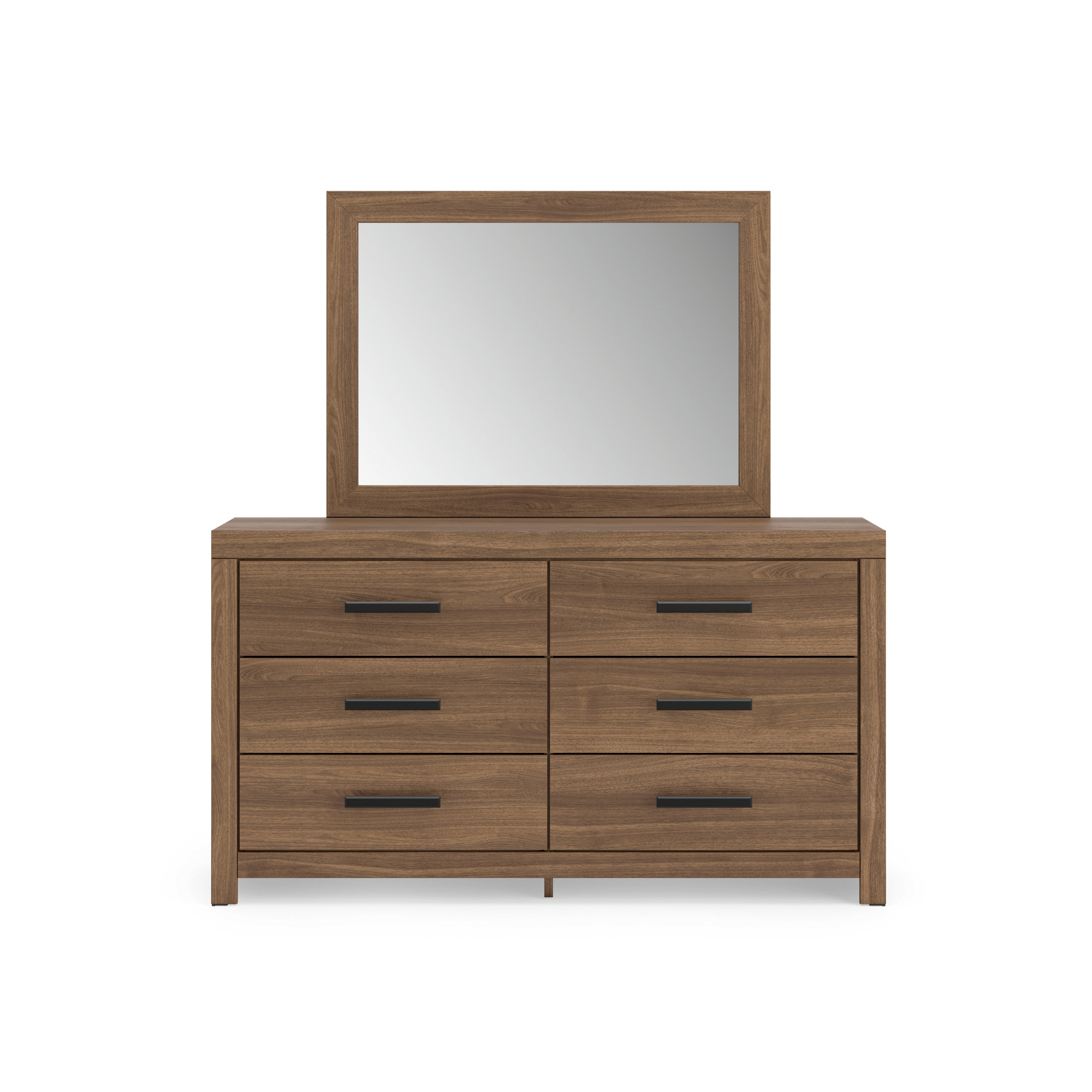 abc127　OPブラウン Ashley Broachmyn Auburn Panel Bedroom Set – Luna Furniture