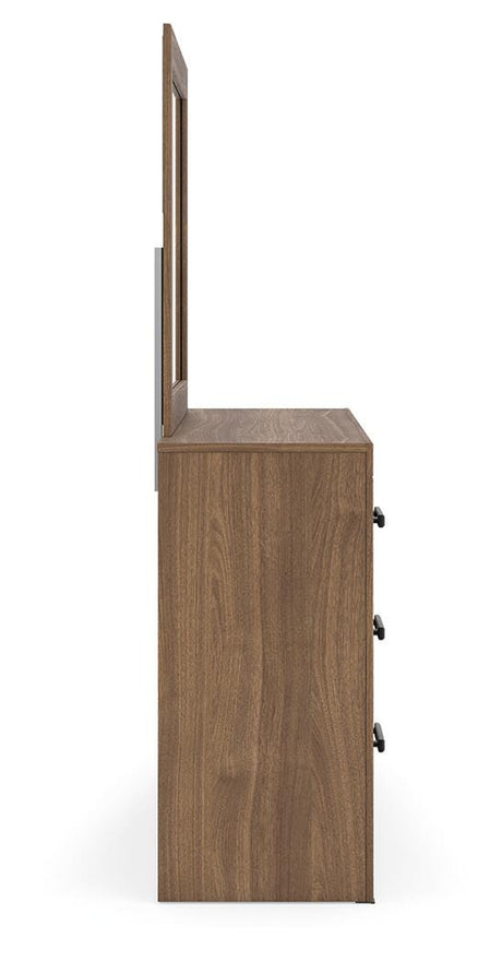 Broachmyn Auburn Queen Panel Bed, Dresser and Mirror from Ashley Furniture - Luna Furniture