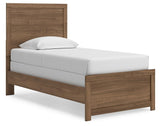 Broachmyn Aurburn Twin Panel Bed, Dresser and Mirror from Ashley Furniture - Luna Furniture