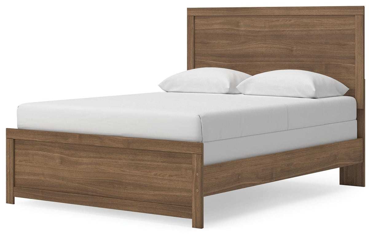 Broachmyn Auburn Queen Panel Bed, Dresser and Mirror from Ashley Furniture - Luna Furniture