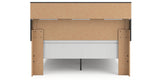 Broachmyn Black/Gray Queen Bookcase Panel Bed from Ashley - Luna Furniture